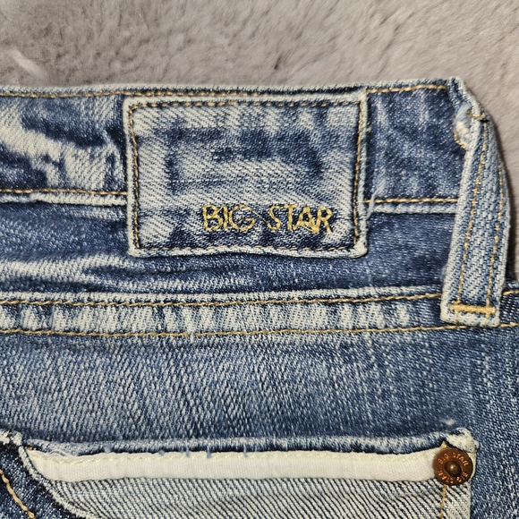 Big Star Women's Denim Shorts Cut Off Jeans in Classic Blue Size 29 - Picture 10 of 13